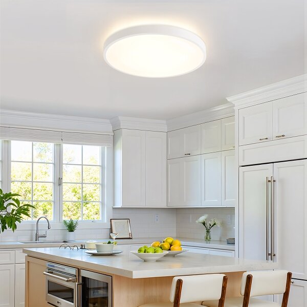 Brilagi - Lampada LED dimmerabile GLASS POOL DOUBLE LED/60W/230V 50 cm bianca + telecomando