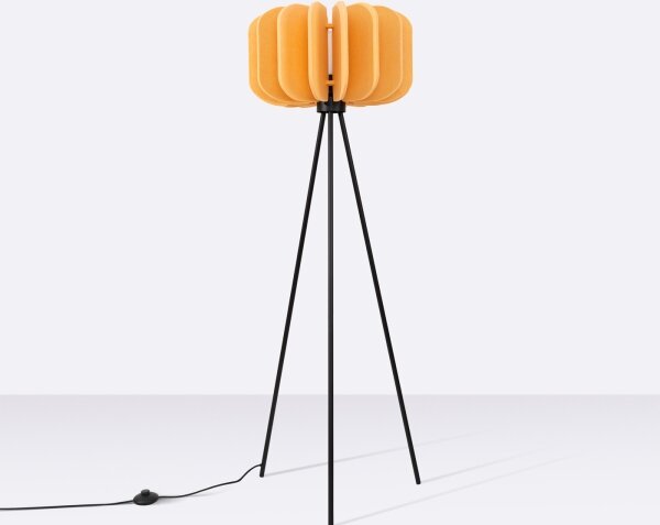 Sollux SL.1864 - Lampada da terra MULA 1xE27/15W/230V gialla