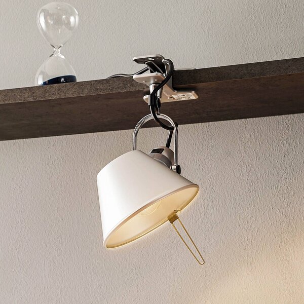 Artemide Tolomeo Pinza - lampada con morsetto, Alluminio / Grigio / Zincato, Soggiorno / Sala da pranzo, Alluminio, Design, Applique