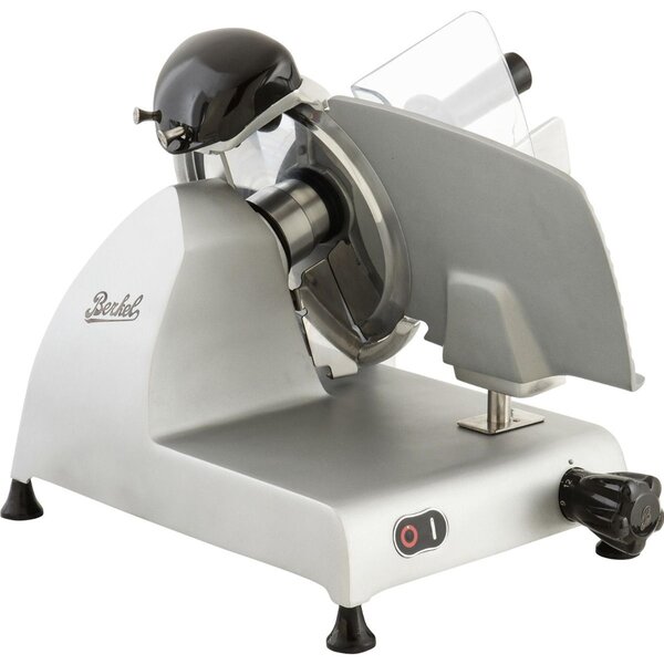 Affettatrice Elettrica domestica BERKEL RED LINE lama da 220 mm 49x50.5xh39,5 cm- peso 22 kg Affilatoi Incluso colore grigio
