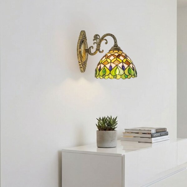 Brilagi - Lampada da parete in stile Tiffany MARGARET 1xE27/40W/230V