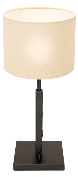 Steinhauer - lampada da tavolo - Stang - nero - lino metallo - Ø 20cm - E27 - 8161ZW