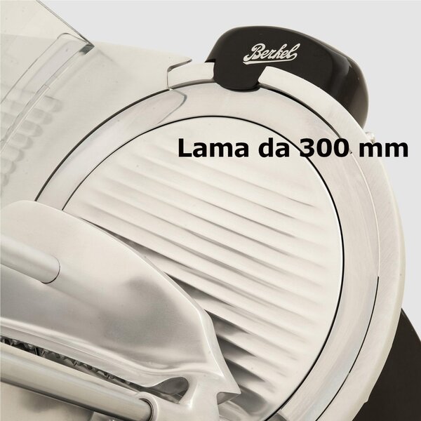Affettatrice Elettrica domestica BERKEL RED LINE lama da 300 mm 63,5x47.5xh48,0 cm- peso 27 kg Affilatoi Incluso colore nero