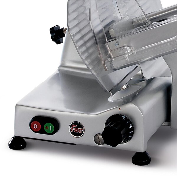 Affettatrice CE Professionale a Gravit� FAC F220 AF con affilatoio Fisso per lama 58x42xh34 cm - Lama 220 mm - 13,5 Kg in lega leggera di alluminio