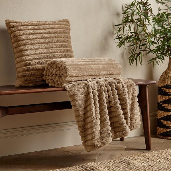 Coperta in micropile 130x170 cm Cosy Ribbed - Catherine Lansfield
