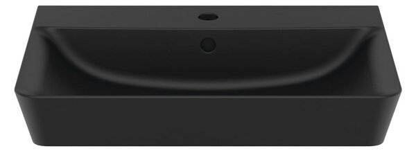 Lavabo nero opaco in ceramica 60x46 cm Silk Black - Ideal Standard
