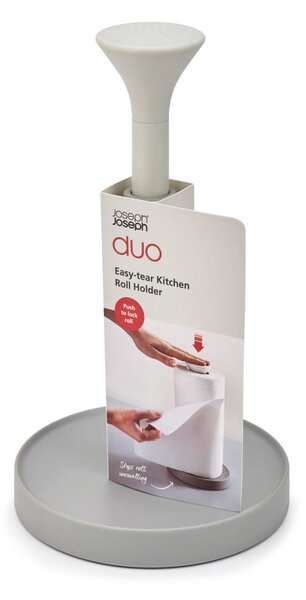 Porta asciugamani in plastica grigio ø 16 cm Duo - Joseph Joseph