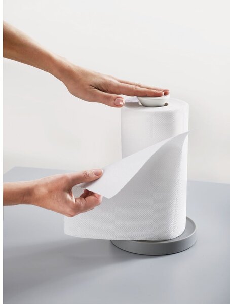 Porta asciugamani in plastica grigio ø 16 cm Duo - Joseph Joseph