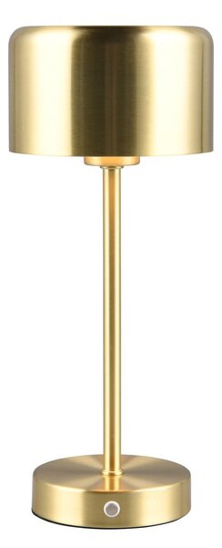 Lampada da tavolo a LED dimmerabile in oro (altezza 30 cm) Jeff - Trio