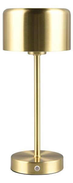 Lampada da tavolo a LED dimmerabile in oro (altezza 30 cm) Jeff - Trio