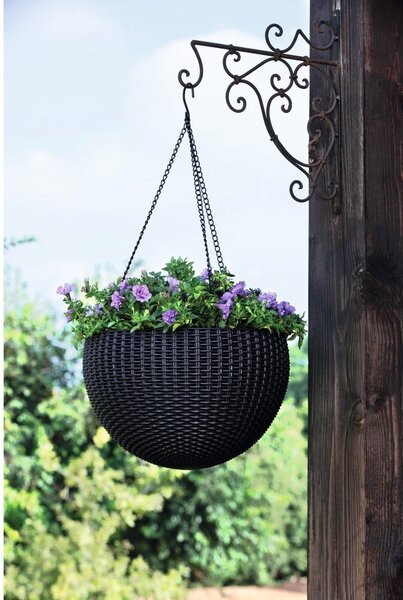 Vaso sospeso in plastica ø 35 cm Hangingsphere - Keter