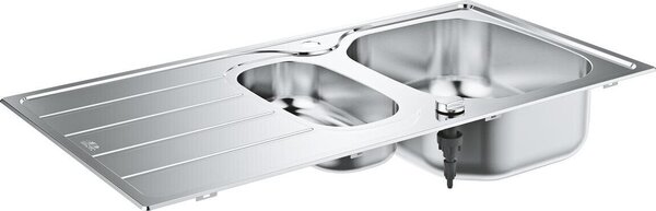 Lavello GROHE K200 in acciaio inox 500 x 965 mm 31564SD1