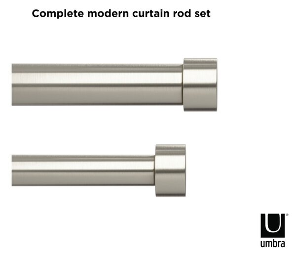 Mantovana doppia estensibile in acciaio inox 168 - 305 cm Cappa - Umbra