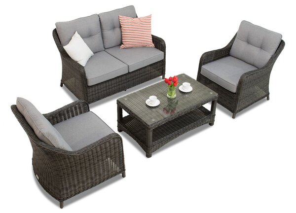 Set di mobili da giardino Toledo Coffee 4 antracite Garden Point