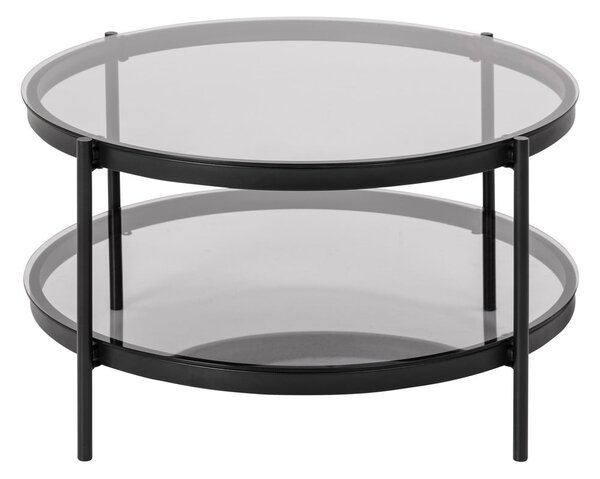 Tavolino rotondo con piano in vetro ø 79 cm Bayonne - Actona