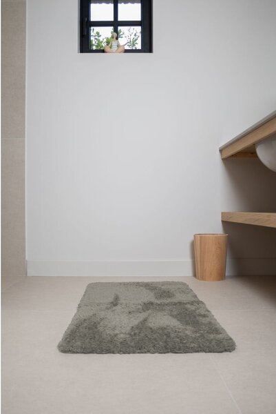Tappeto da bagno antiscivolo marrone Jule, 60 x 60 cm - Tiseco Home Studio