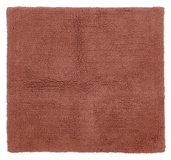 Tappeto da bagno color mattone 60x60 cm Riva - Tiseco Home Studio