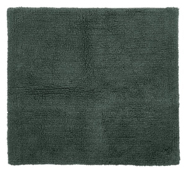 Tappeto da bagno verde scuro 60x60 cm Riva - Tiseco Home Studio