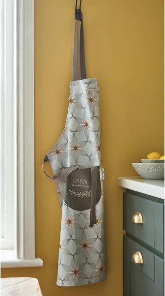 Grembiule in cotone blu Purity - Cooksmart ®