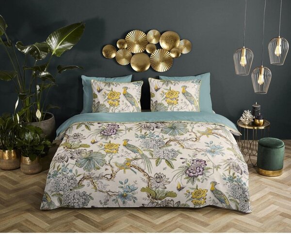 Biancheria da letto singola in cotone biologico Daisy, 140 x 220 cm Organic - Descanso
