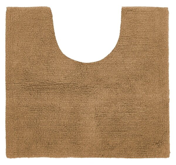 Tappeto da bagno marrone cognac 50x45 cm Riva - Tiseco Home Studio