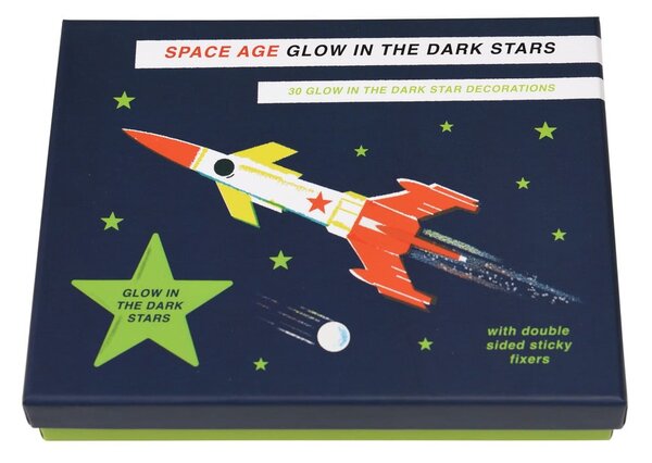 Set di adesivi fosforescenti Space Age - Rex London