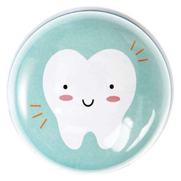 Scatola di latta verde chiaro Tooth Fairy - Rex London