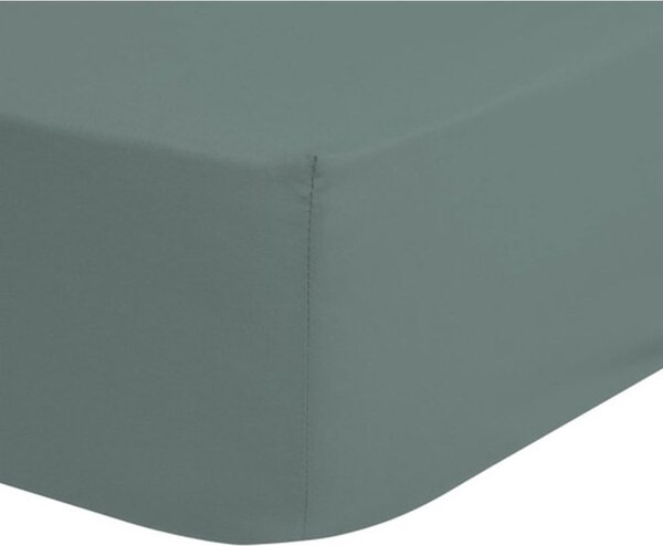 Lenzuolo elastico in cotone verde baby, 70 x 140/150 cm - Good Morning