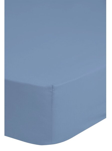 Lenzuolo elastico in cotone blu baby , 60 x 120 cm - Good Morning