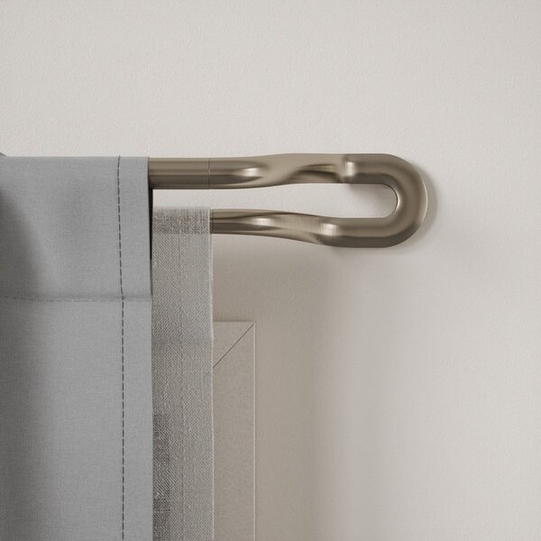 Mantovana doppia estensibile in acciaio inox 107 - 305 cm Midnight - Umbra