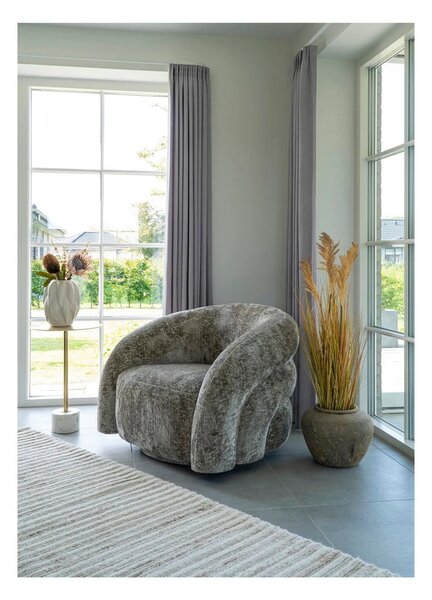 Passatoia in lana intrecciata a mano color crema 80x180 cm Mango - House Nordic