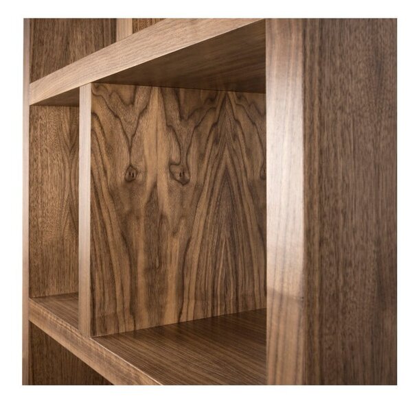 Libreria marrone effetto noce 70x198 cm Berlin - TemaHome