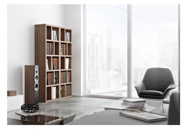 Libreria marrone effetto noce 70x198 cm Berlin - TemaHome