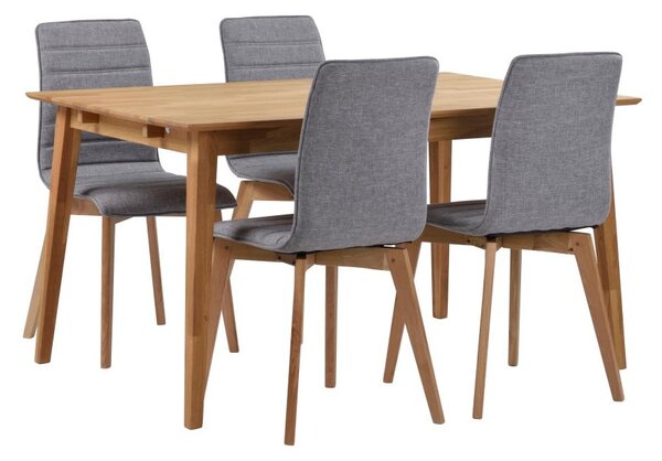 Tavolo da pranzo in rovere naturale , 140 x 90 cm Filippa - Rowico