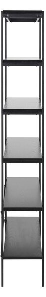 Scaffale nero effetto frassino 94x172 cm Angus - Actona