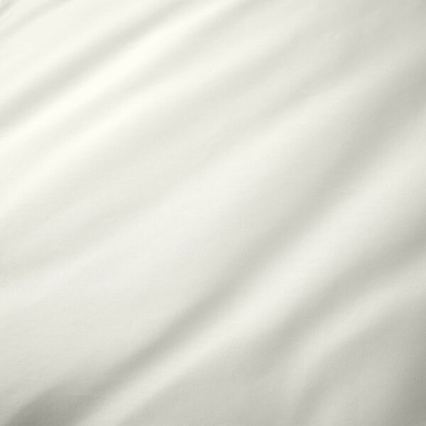 Biancheria da letto singola in cotone egiziano crema 135x200 cm - Bianca