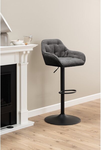 Set di 2 sgabelli da bar girevoli grigio scuro 109 cm Brooke - Actona