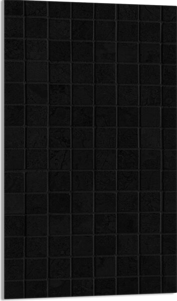 Piastra copriforno 30x52 Coperchio per piano cottura in Vetroceramica Paraspruzzi Piatto in vetro Tagliere decorativo, motivo nero