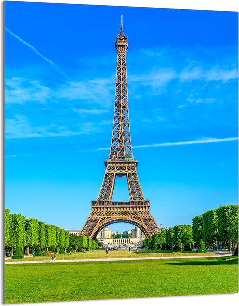 Piastra di copertura del piano cottura 40x52 Piastra di copertura del piano cottura in Vetroceramica, tagliere decorativo, paesaggio Torre Eiffel