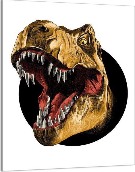 Piastra copri fornello 40x52 Piastra copri piano cottura in Vetroceramica alzatina in vetro tagliere decorativo, bianco dinosauro