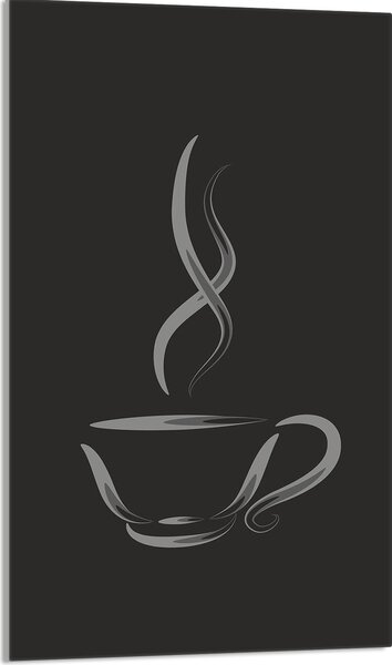 Piastra di copertura del piano cottura 30x52 Piastra di copertura del piano cottura in Vetroceramica alzatina in vetro tagliere decorativo, nero caffè