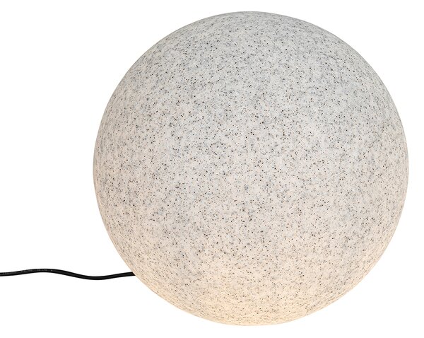 Lampada da esterno moderna grigia 45 cm IP65 - Nura