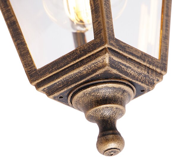 Lampada da parete per esterni oro antico IP44 - Capital