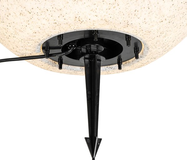 Lampada da esterno smart grigia 56 cm IP44 incl Wifi A60 - Nura