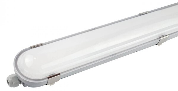 Plafoniera LED Stagna 120cm 40W IP66 6.400lm (160lm/W) - OSRAM driver Colore Bianco Naturale 4.000K