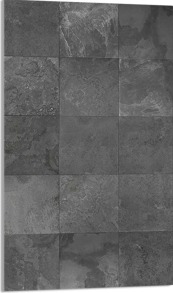 Piano cottura 30x52 Coperchio per piano cottura in Vetroceramica Paraspruzzi Piatto in vetro Tagliere decorativo, motivo grigio