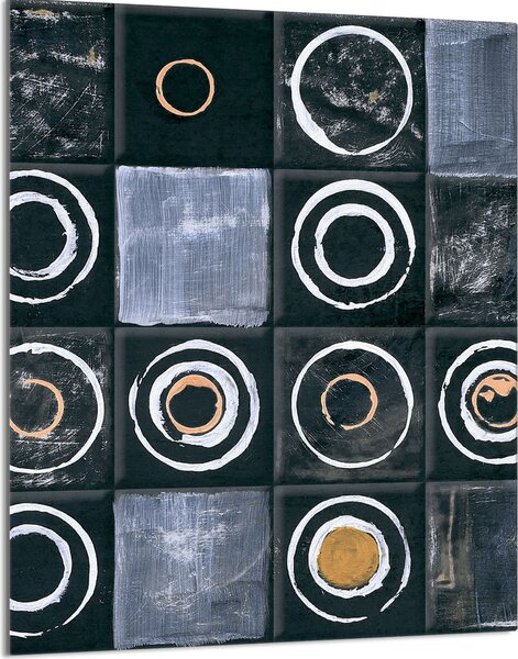 Piastra di copertura del piano cottura 40x52 Coperchio del piano cottura in Vetroceramica Paraspruzzi Piastra in vetro Tagliere decorativo, ruote per piastrelle