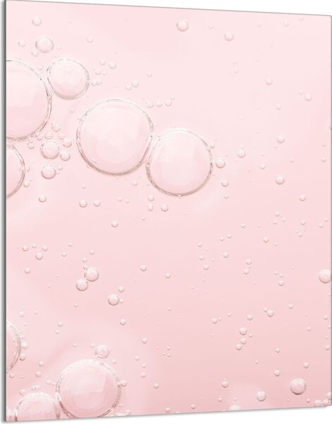 Piastra di copertura del piano cottura 40x52 Coperchio del piano cottura in Vetroceramica Paraspruzzi Piatto in vetro Tagliere decorativo, rosa a gocce