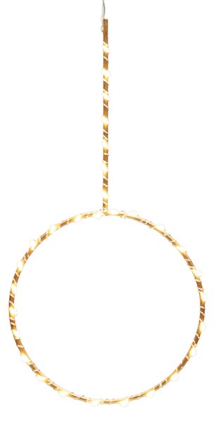 Anello luminoso Tamane in oro Ø 17 cm