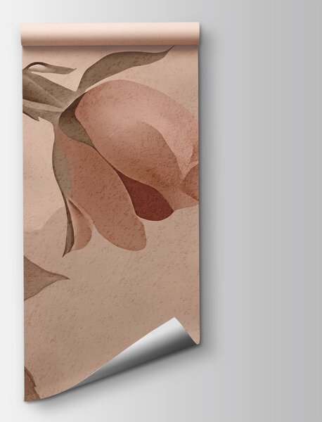 Carta da parati Fiori delicati dai tenui toni pastello, Carta da parati Rose, Carta da parati popolare, t00916v1 - Tapeko.it